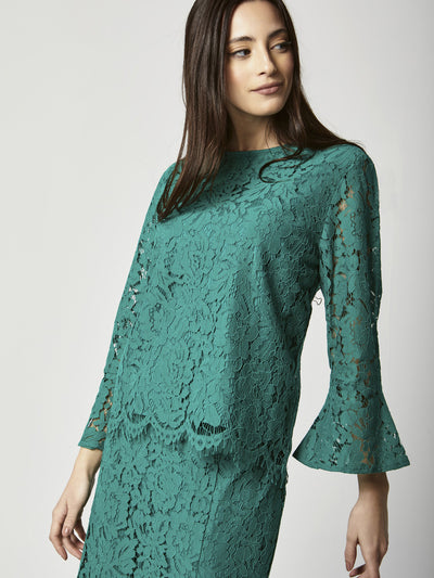 Top - Lace - Long Sleeves