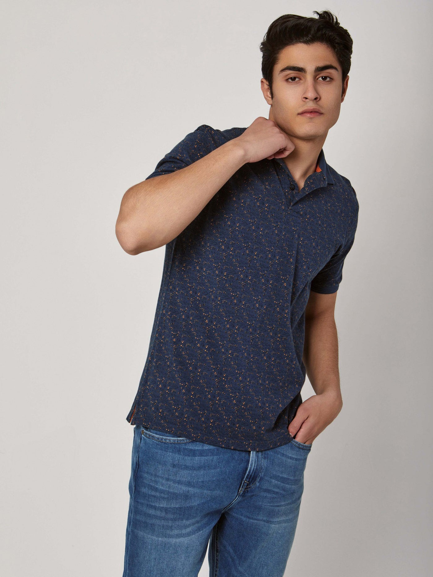 Polo Shirt - Floral - Buttoned