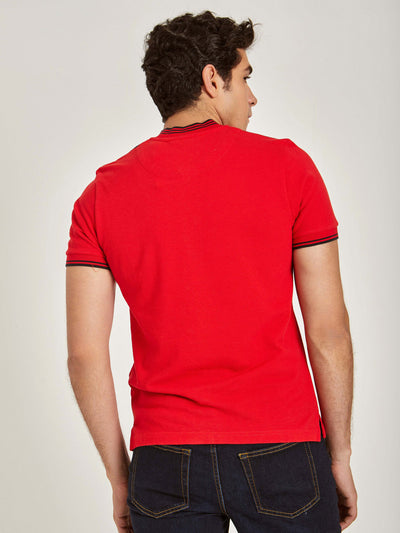 Polo Shirt - Zipped Neck - Half Sleeves