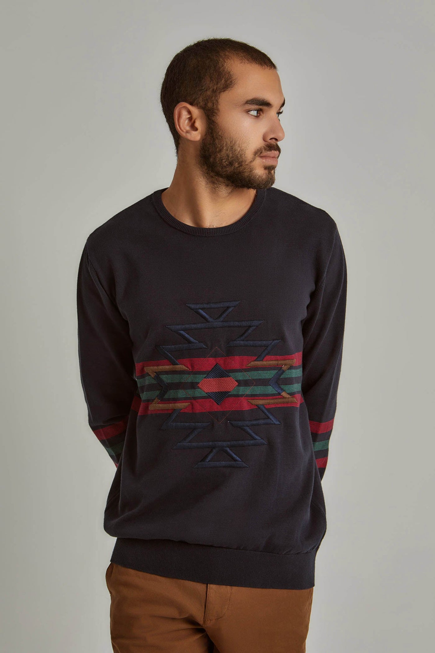Pullover - Stitched - Crew Neck