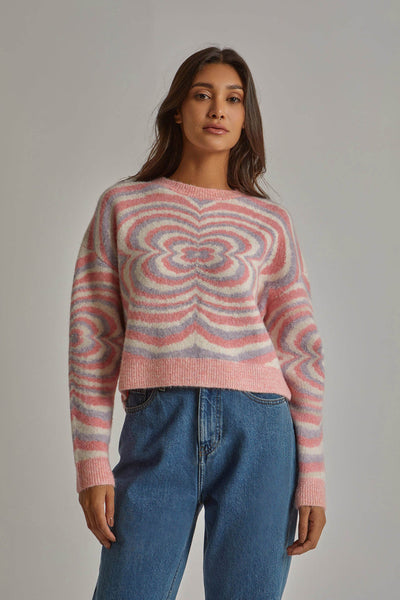 Pullover - Round Neck - Colourful