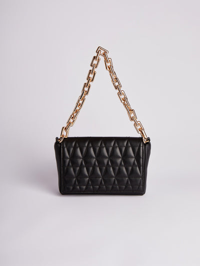 Crossbody Bag - Chain Handle - Quilted