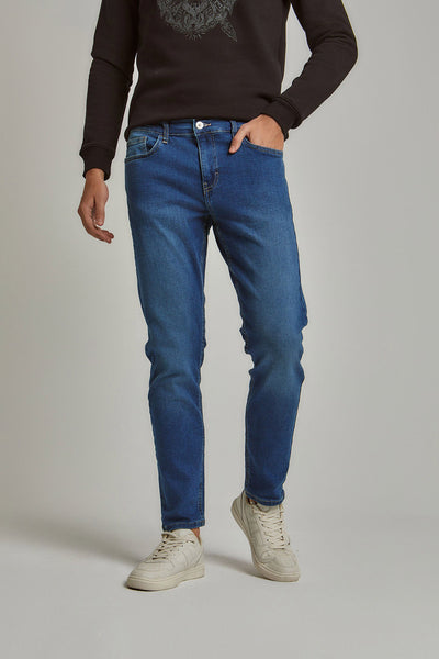 Jeans - Plain - Straight Leg