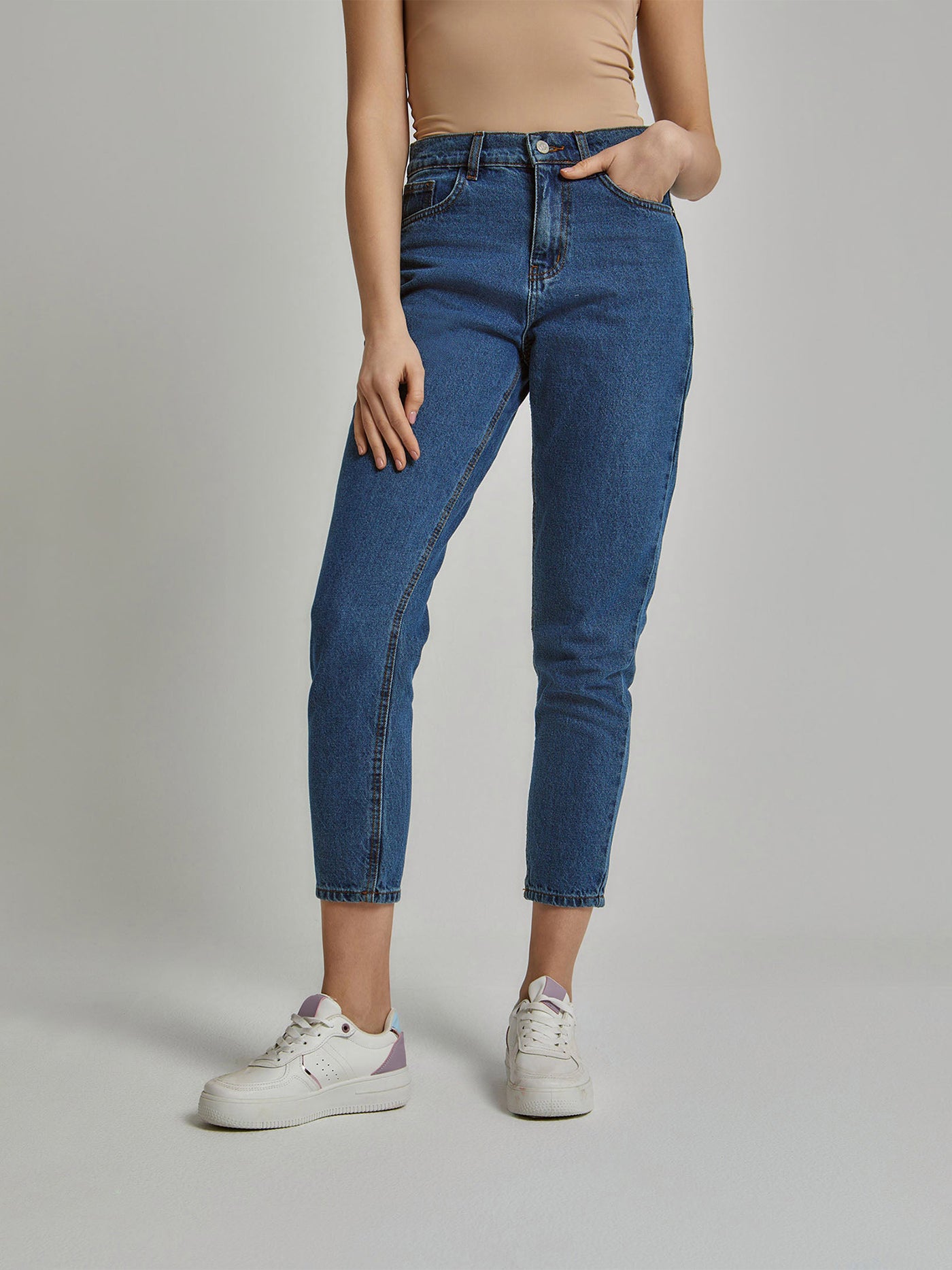Jeans - Mom Fit - Fashionable