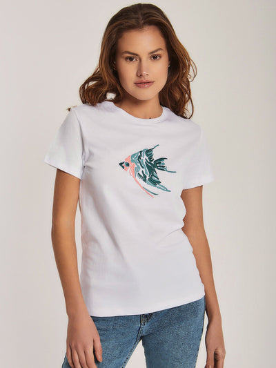 T-Shirt - Embroidered - Half Sleeves