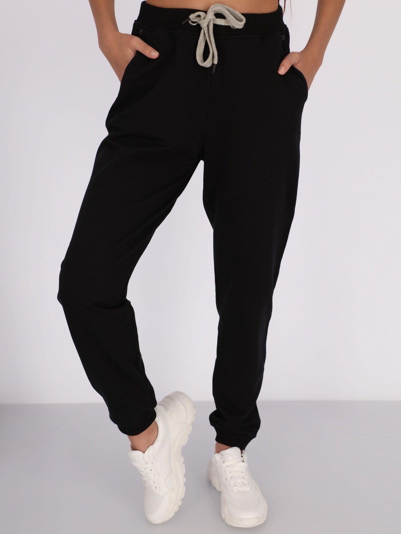 OR Pants & Leggings Black / S Basic Cropped Pants