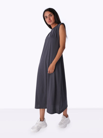 OR Women's Padded Shoulder Maxi Dress