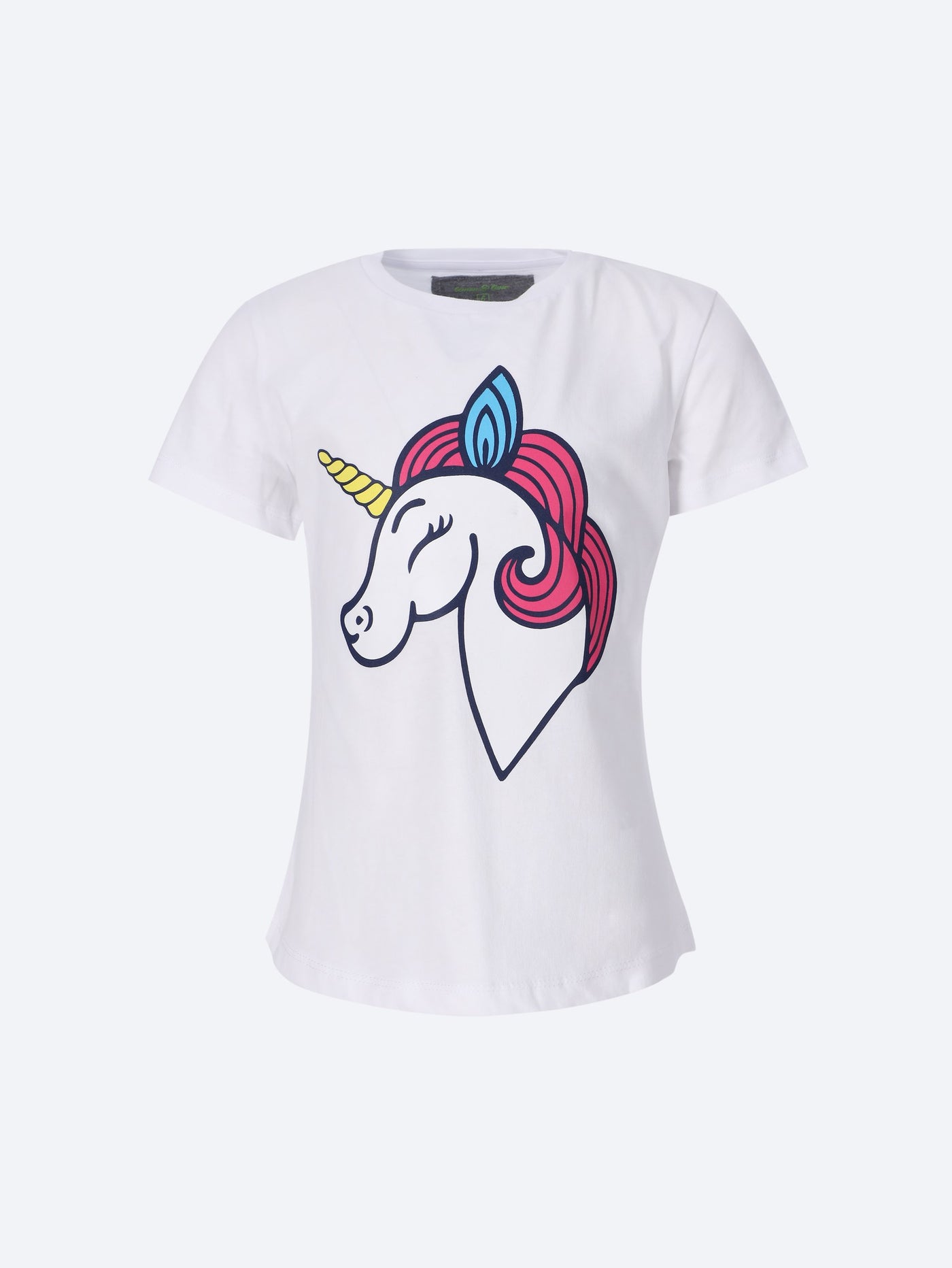 Ozone Kids Girls Unicorn Print T-Shirt