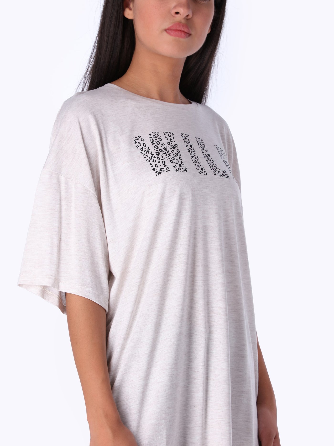 OR Women's Front Print Oversized T-Shirt