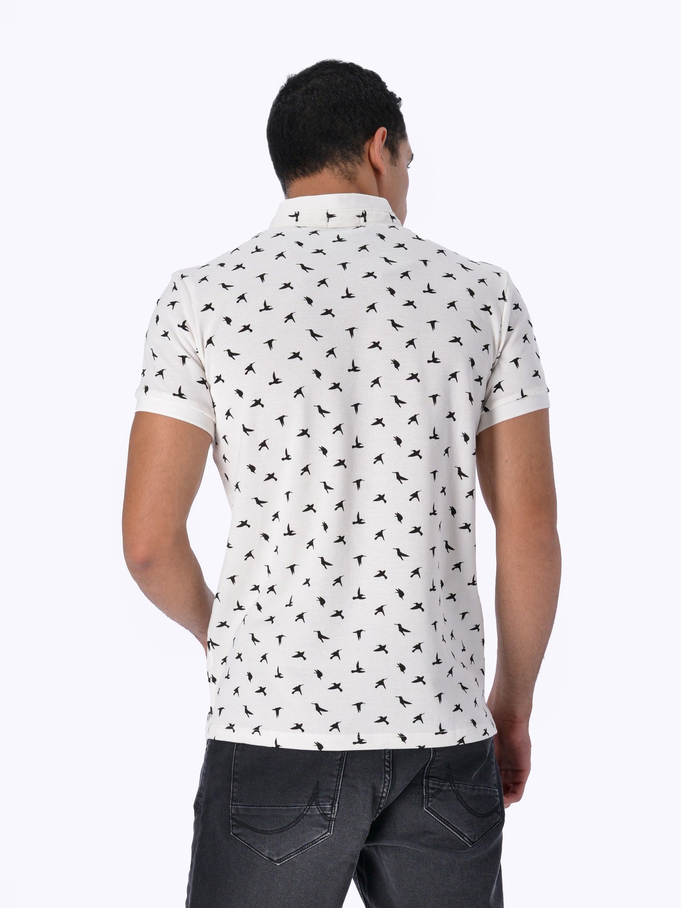 OR Men's All Over Bird Print T-Shirt