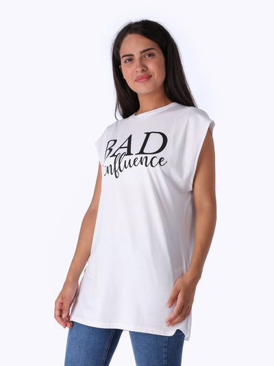 OR Women's Cap Sleeve Printed T-Shirt