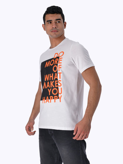 OR Men's Text Print T-Shirt
