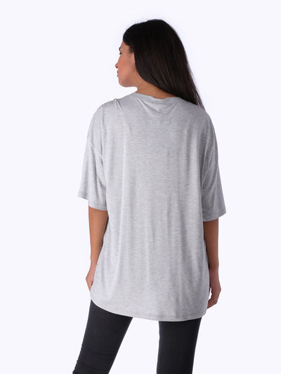 OR Women's Oversized Front Print T-Shirt