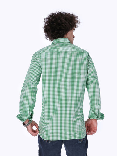 Daniel Hechter Men's Gingham Long Sleeve Shirt