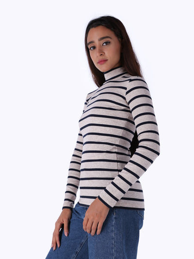 Basic Striped Top - Long Sleeves