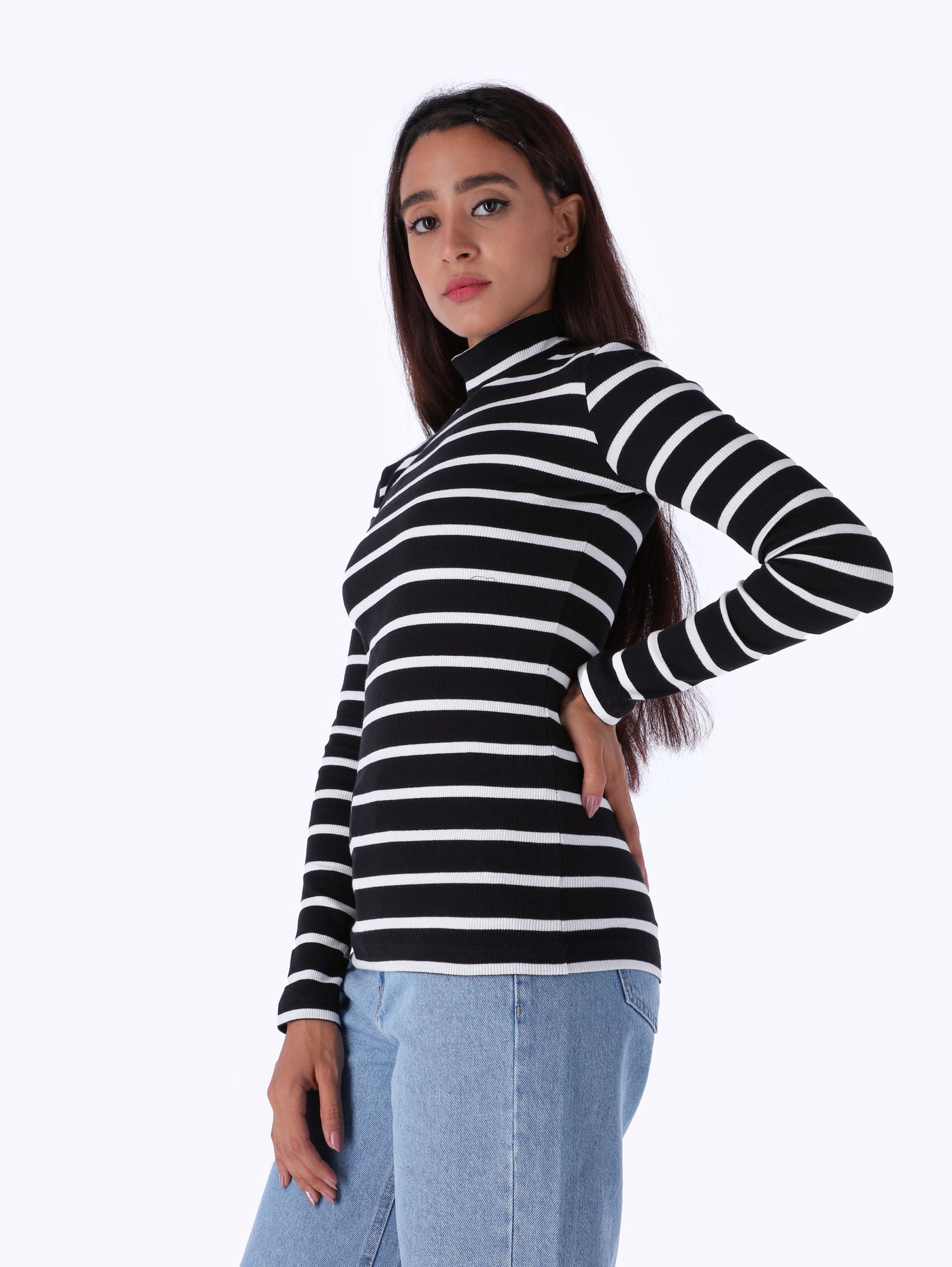 Basic Striped Top - Long Sleeves