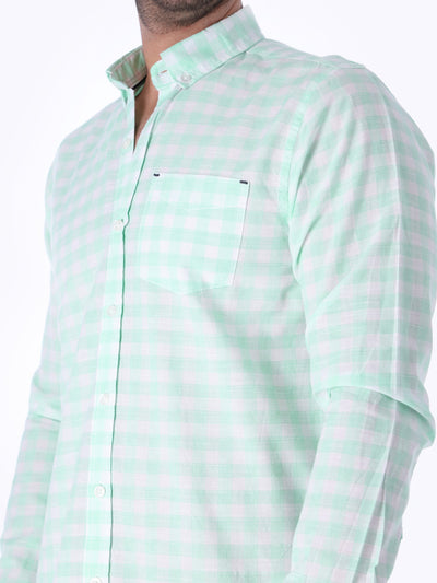 OR Men's Checkered Button Down Shirt