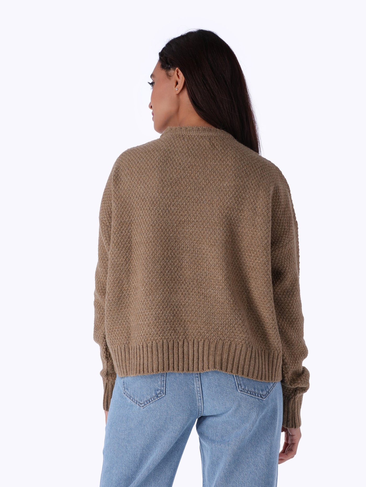 Braided Knit Pullover