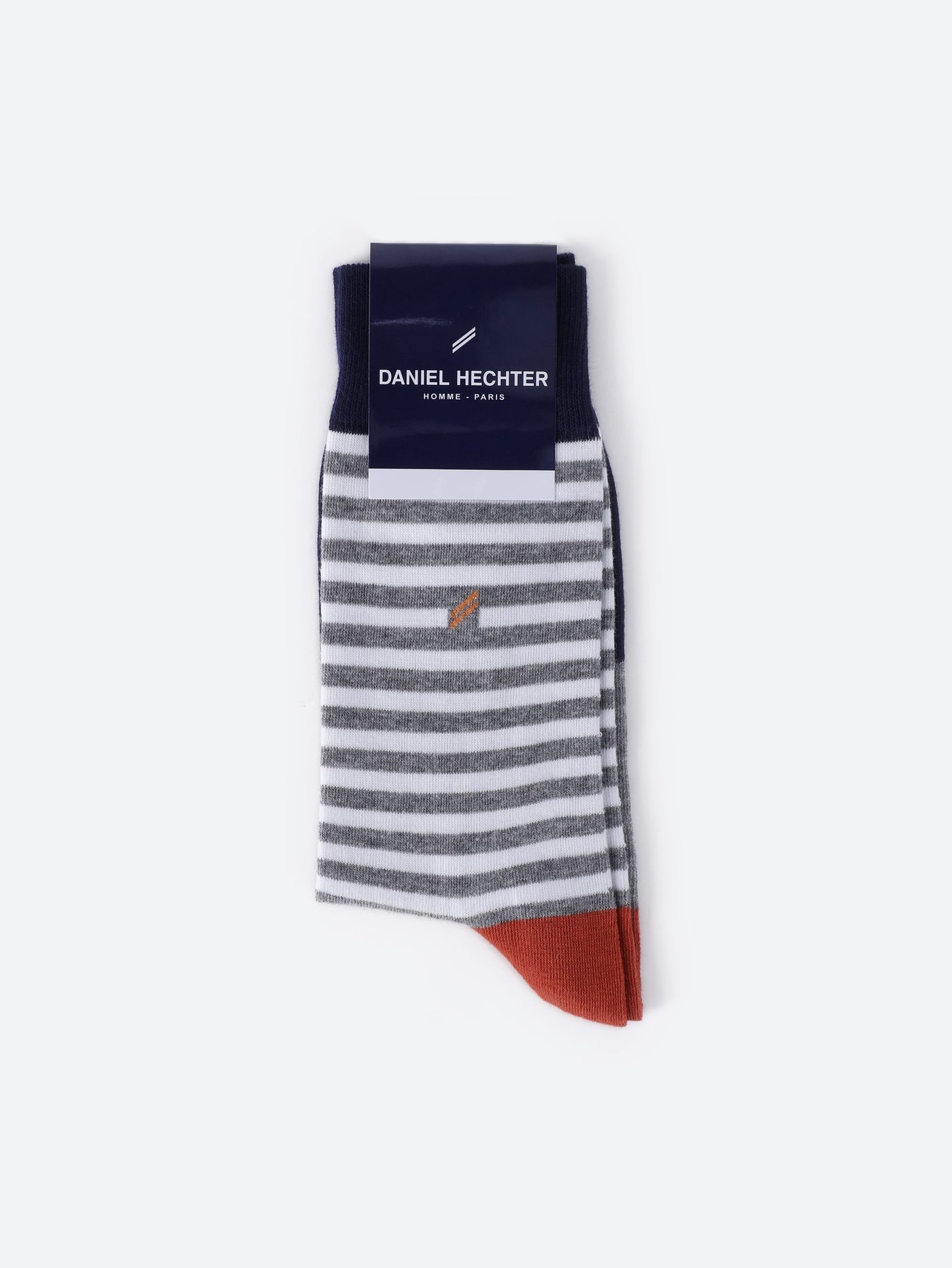 Daniel Hechter Men's Long Color Block Striped Socks