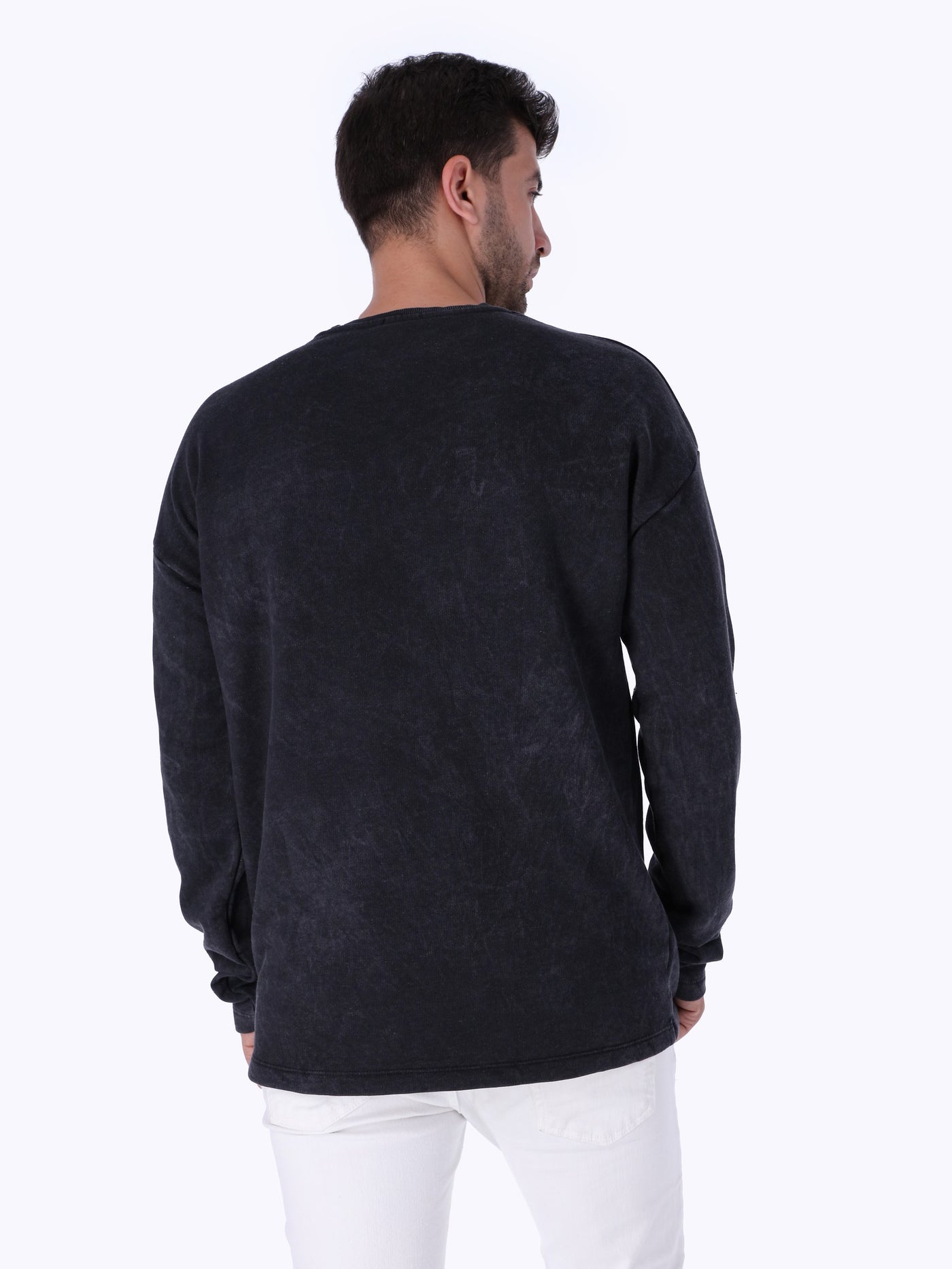 OR Men's Washed Effect Long Sleeve T-Shirt