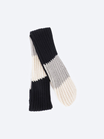 Scarf - Knitted - Color Block
