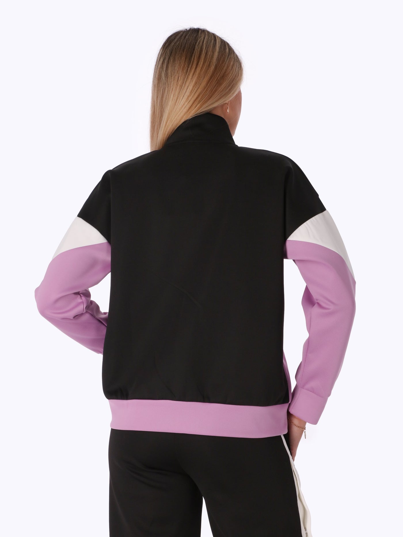 Jacket - Color Block - Front Zipper