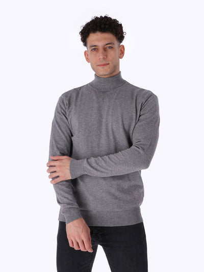 Ozone Men's Turtleneck Basic Pullover
