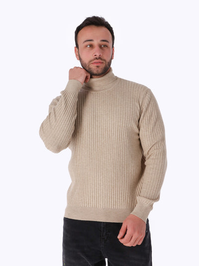 OR Men's Ribbed Turtle Neck Sweater