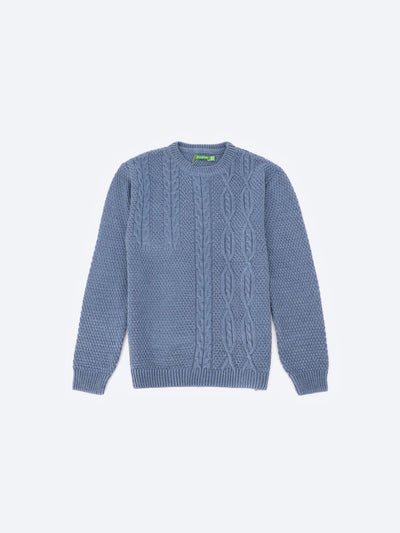 Outlet Zone Kids Boys Cable Knit Sweater