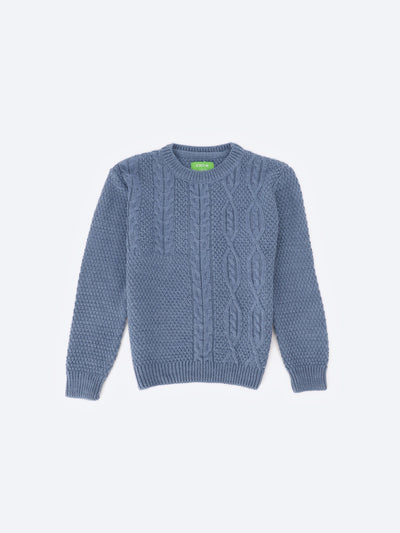 Ozone Kids Boys Textured Knitted Pullover