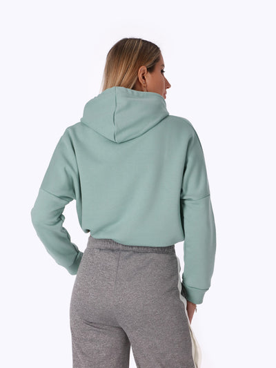 Hoodie - Cropped - Front Embroidery