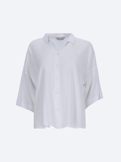 Blouse - Short Sleeved - Button Down
