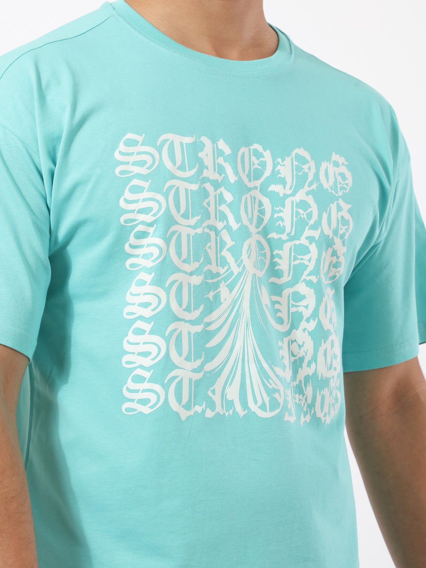 T-Shirt - Letters Printed - Half Sleeves