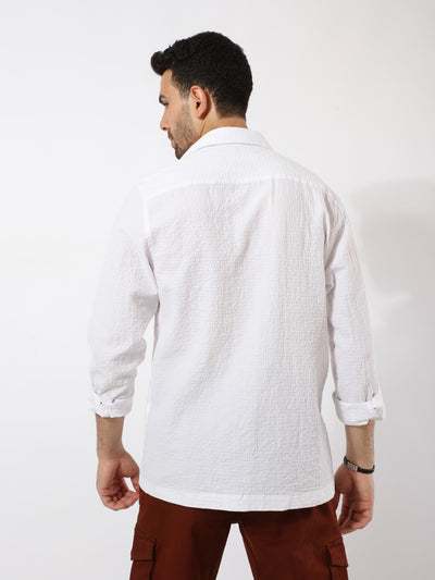 Shirt - Full Sleeves - Textured