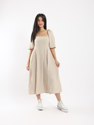 Dress - Maxi Length - Bell Sleeves