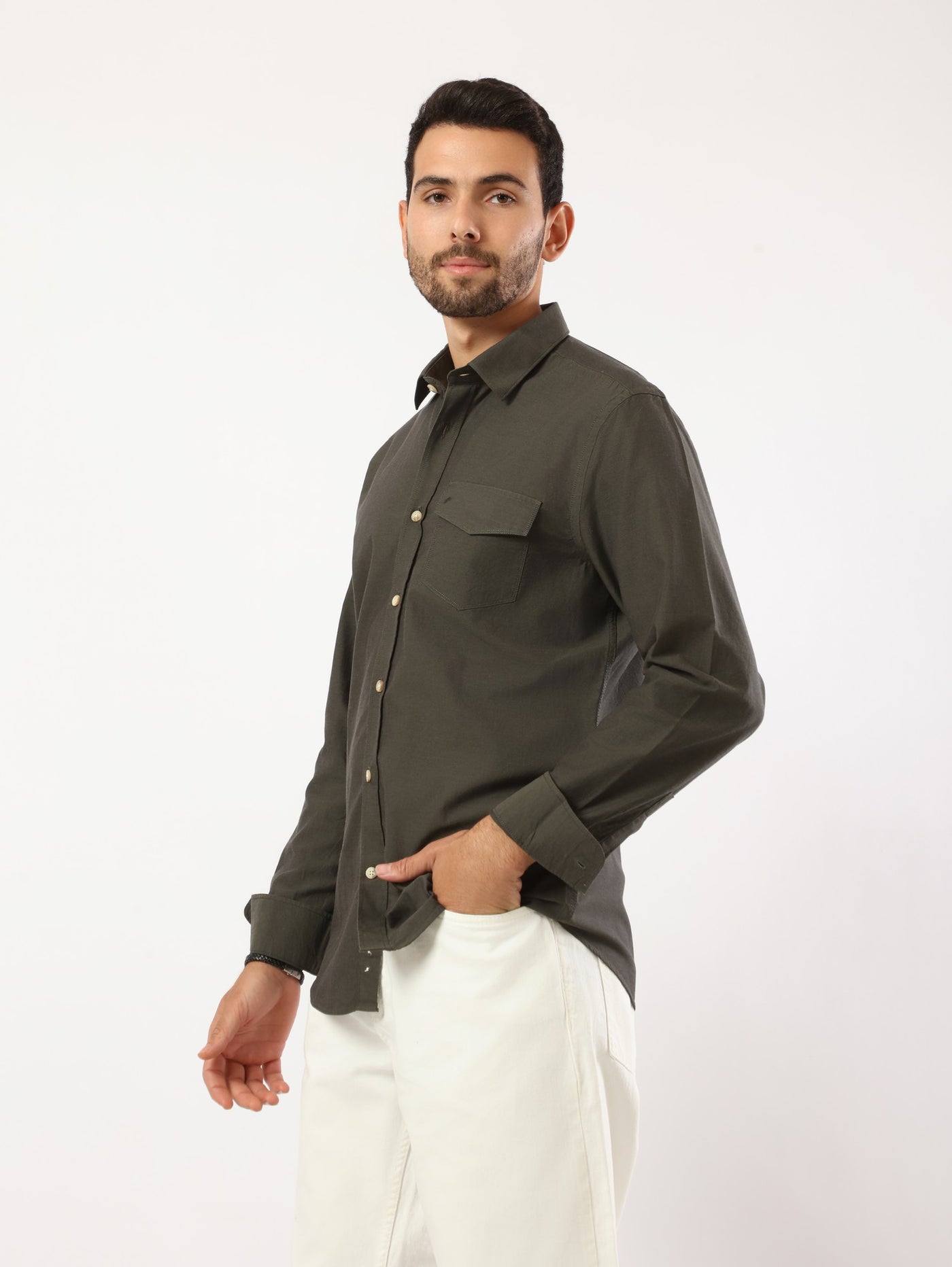 Shirt - With Pocket - Button Closure