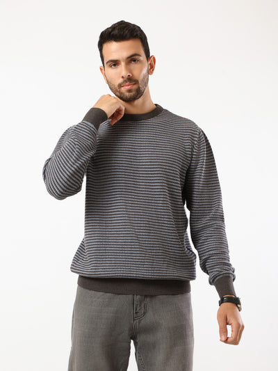 Pullover - Regular Fit - Textured