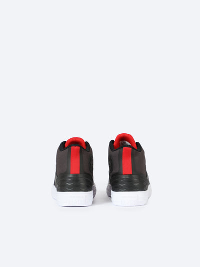 Sneaker Shoes - Paneled - Mid Top - Contrast Trim