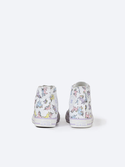 Converse Youth Girls Unicorn Print Sneaker Shoes
