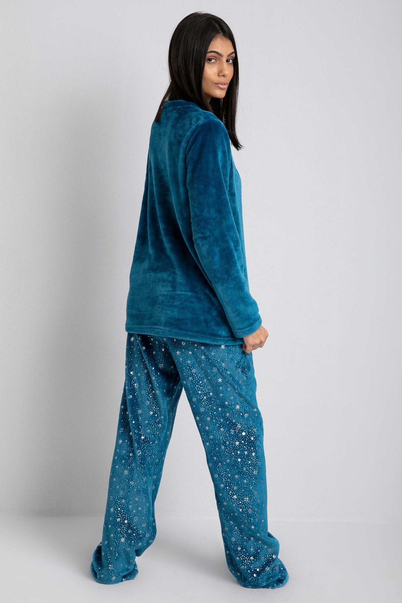 2-Piece Pajama Set - Printed - Fleece Material