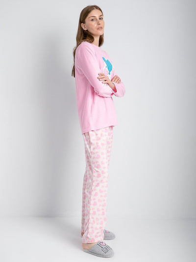 2-Piece Printed Pajama Set