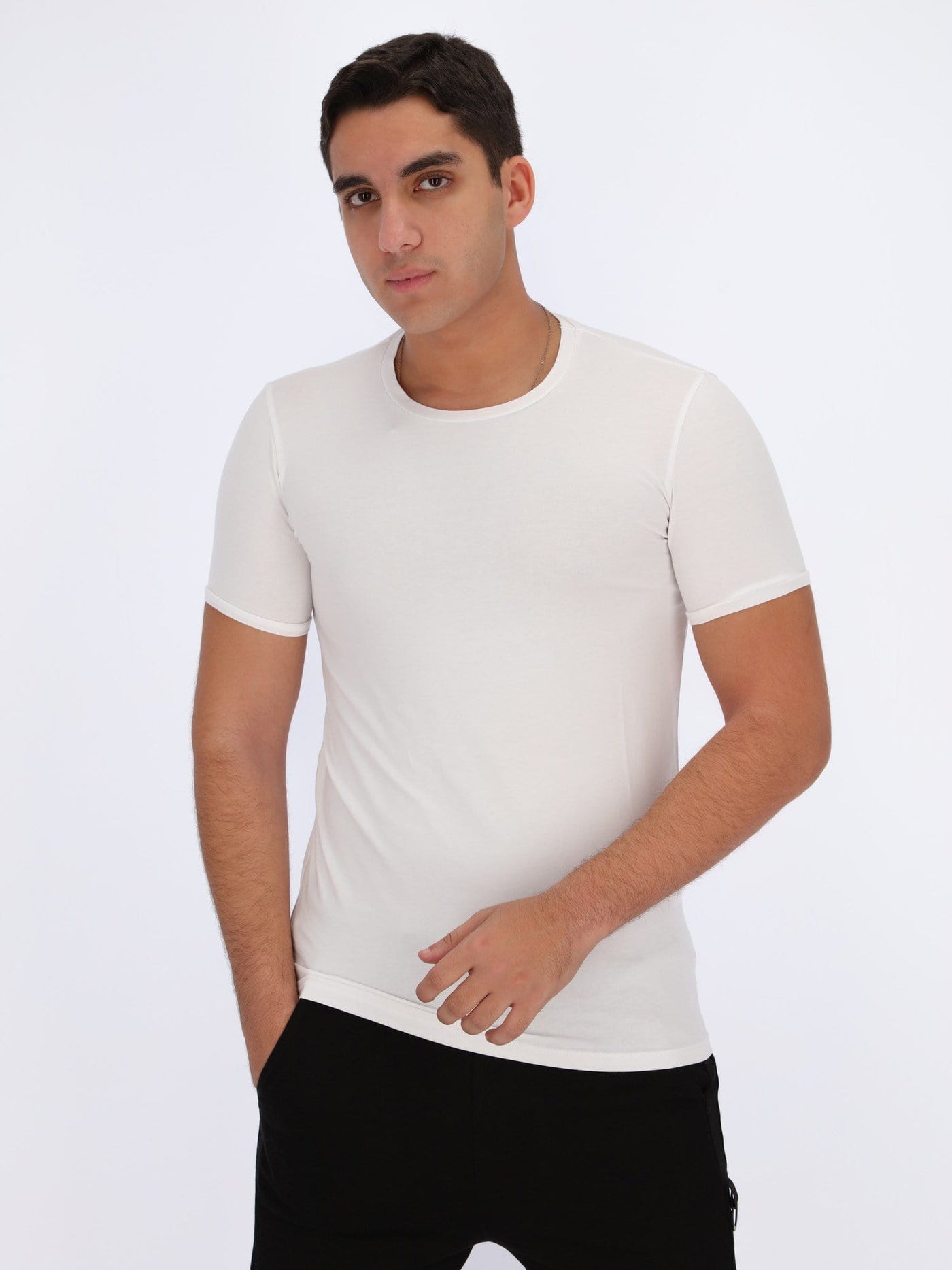 OR T-shirts White / L Basic Lycra T-shirt