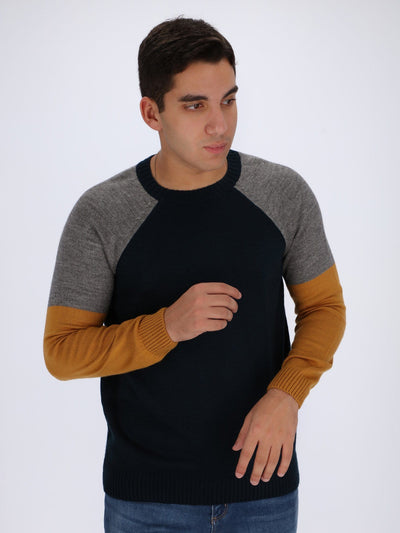 OR Knitwear Dark Navy / M Knit Sweater with Raglan Sleeves