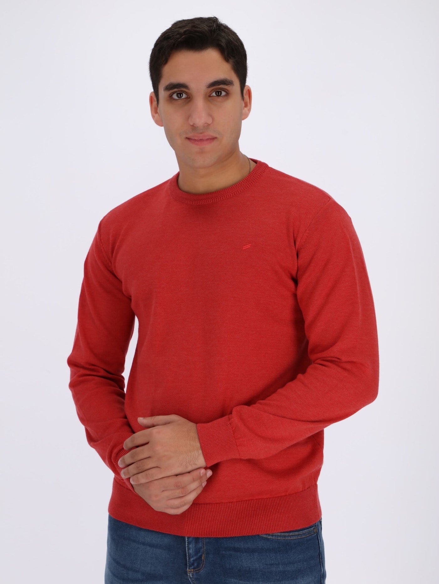 Daniel Hechter Knitwear Red Orange / L Lightweight Knit Sweater