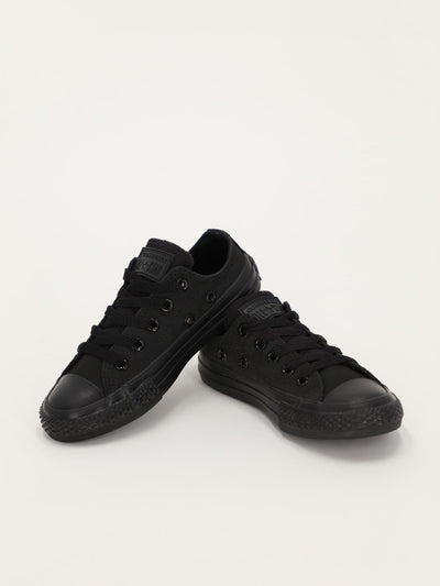 Converse Footwear BLACK MONO / 28 Kids Chuck Taylor All Star Sneakers - 314786C