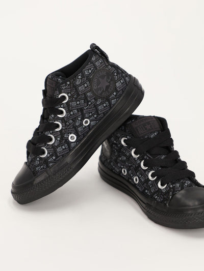 Converse Footwear BLACK / 27 Kids Chuck Taylor All Star Street  Sneakers- 666904C