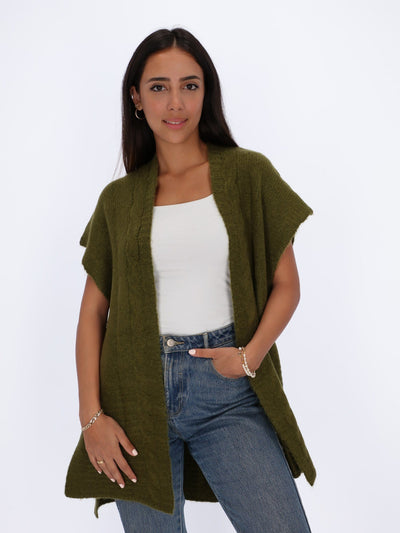 OR Jackets & Cardigans Max / L/XL Cap Sleeve Front Opened Knitted Cardigan