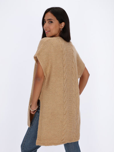 OR Jackets & Cardigans Cap Sleeve Front Opened Knitted Cardigan