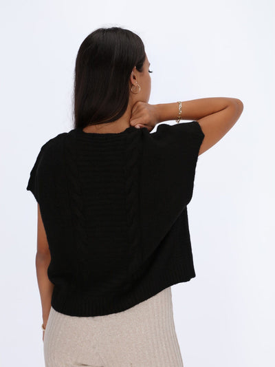OR Knitwear Cap Sleeve Knitted Pullover