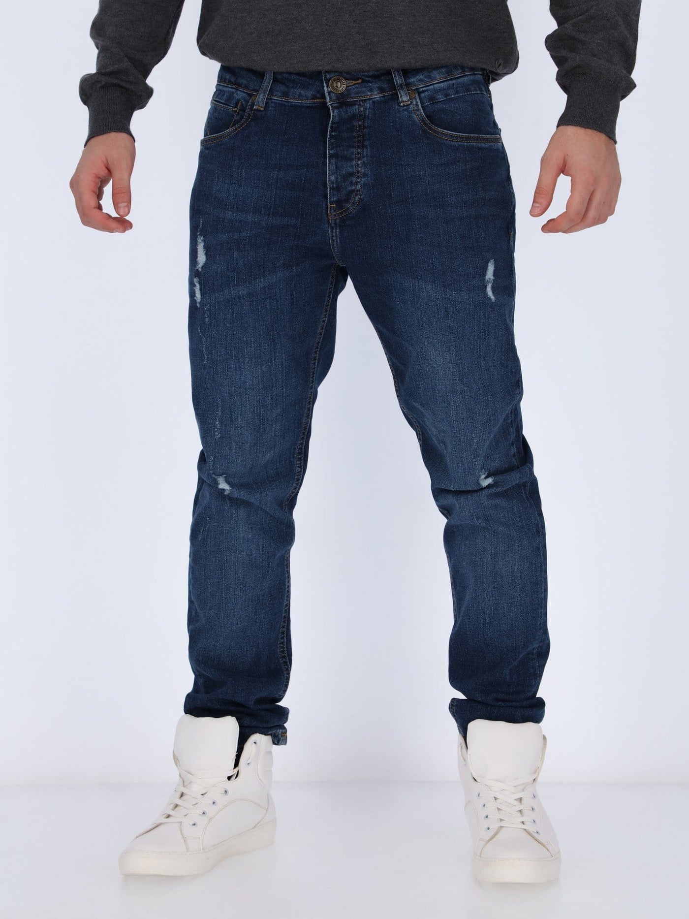 OR Jeans NAVY BLUE / 30 Regular Fit Jeans Pants with Rips